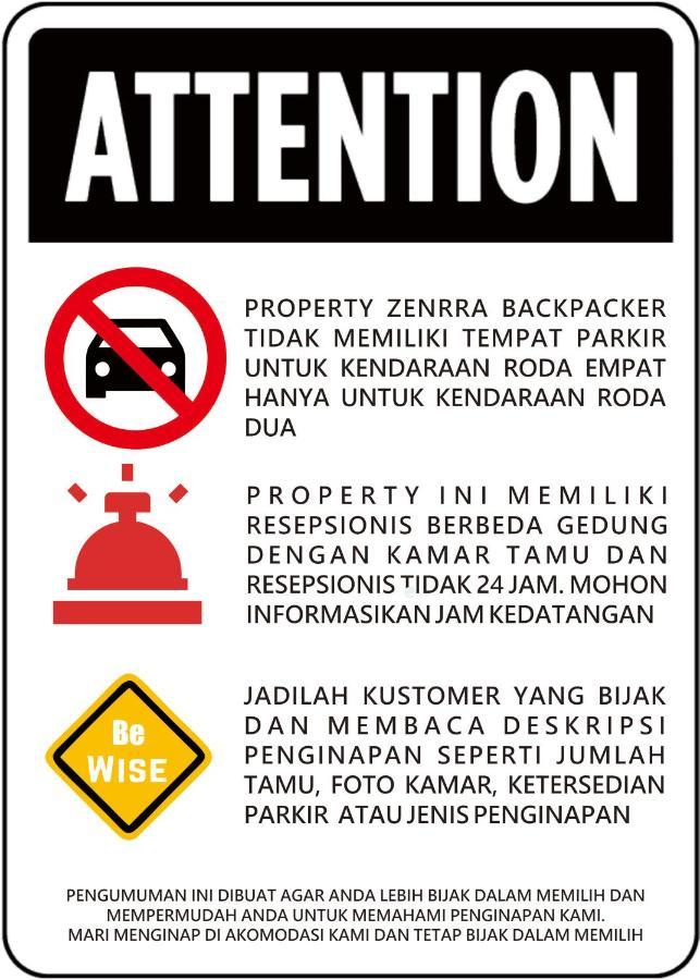 Ostello Zenrra Backpacker Bandung Esterno foto